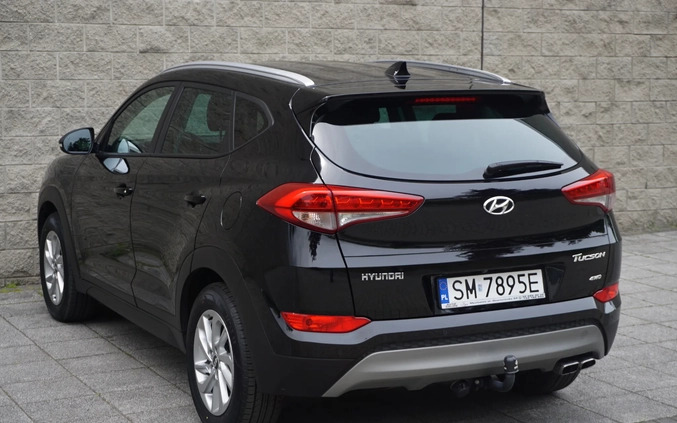 Hyundai Tucson cena 78900 przebieg: 104000, rok produkcji 2017 z Mysłowice małe 704